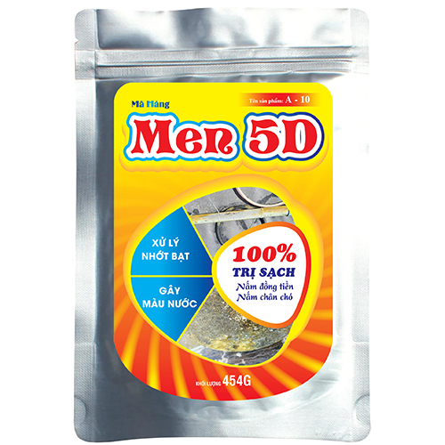 MEN 5D ĐẶC TRỊ NẤM ĐỒNG TIỀN, NẤM CHÂN CHÓ